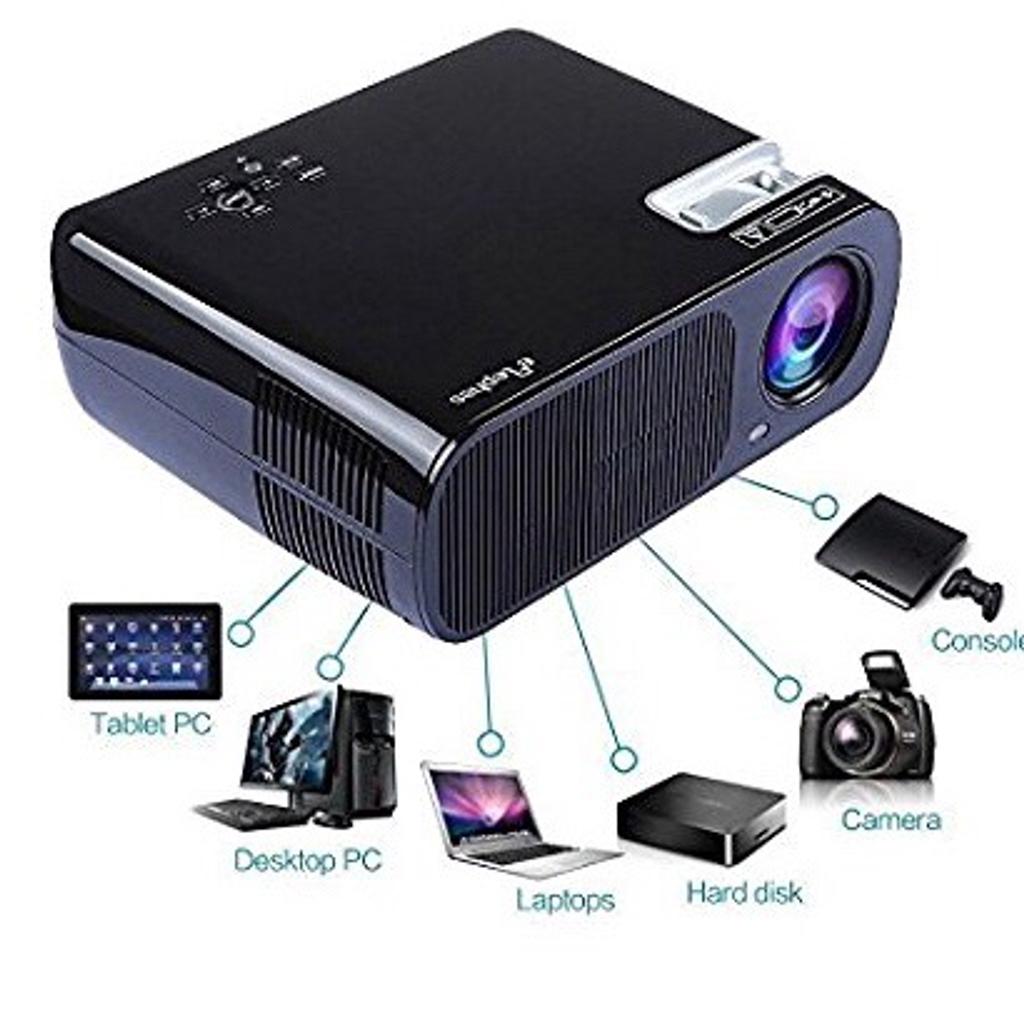 ELEPHAS EBX6 LED Projector w/ ceiling mount in TN17 Frittenden for £45