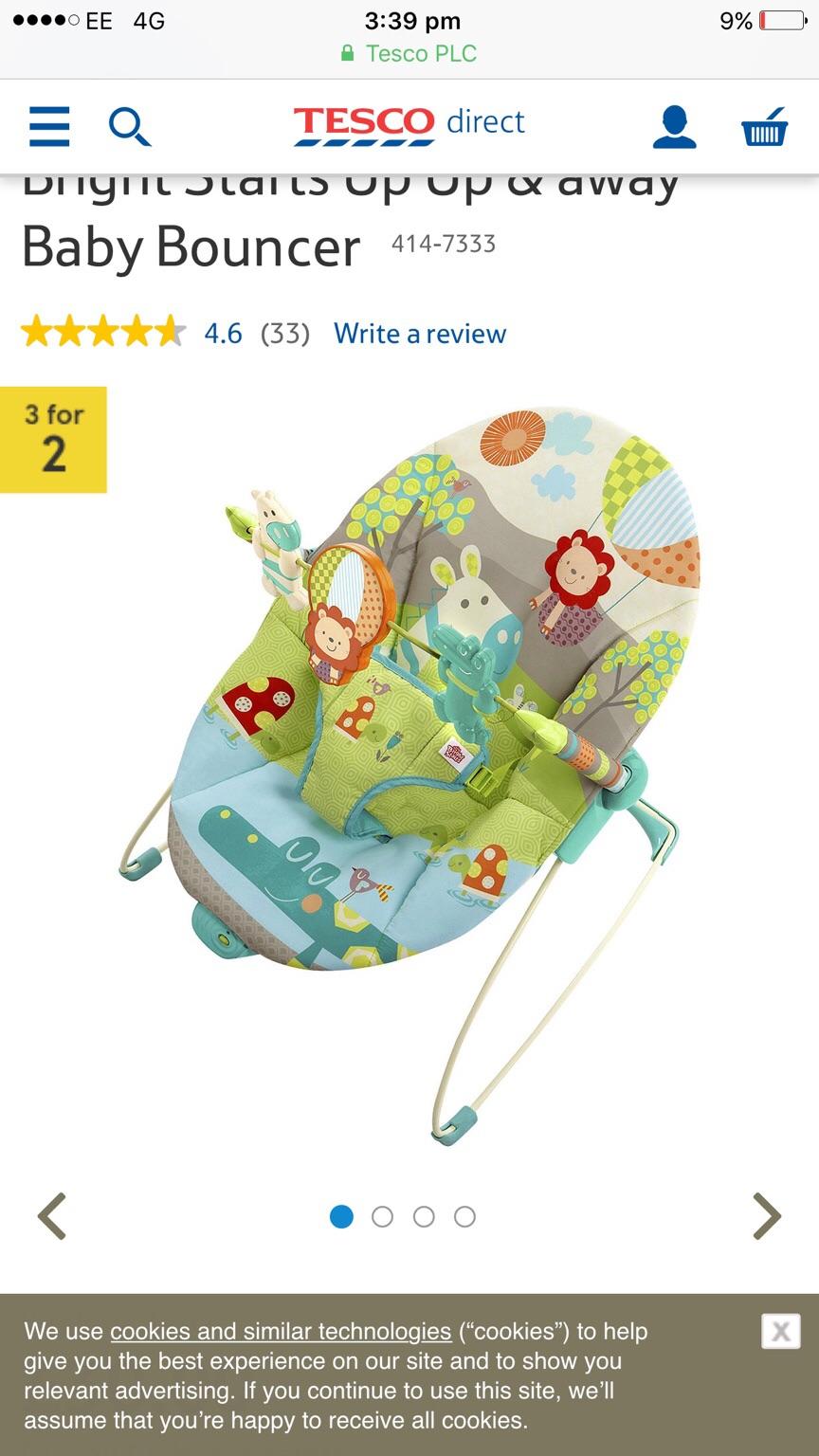 Tesco best sale baby bouncer