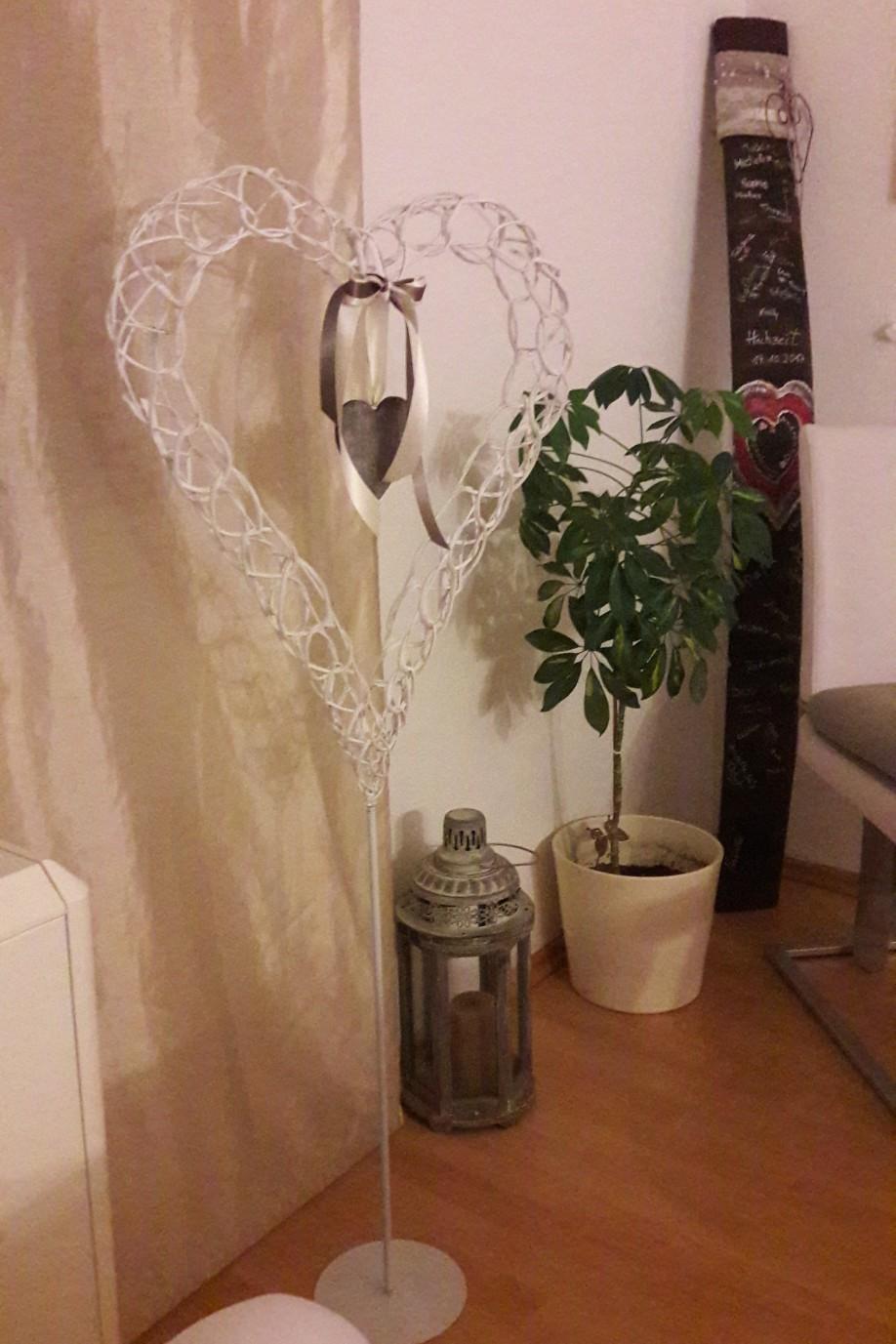 Deko Weiden Herz Aufsteller Hochzeit in 67722 Winnweiler für 13,00