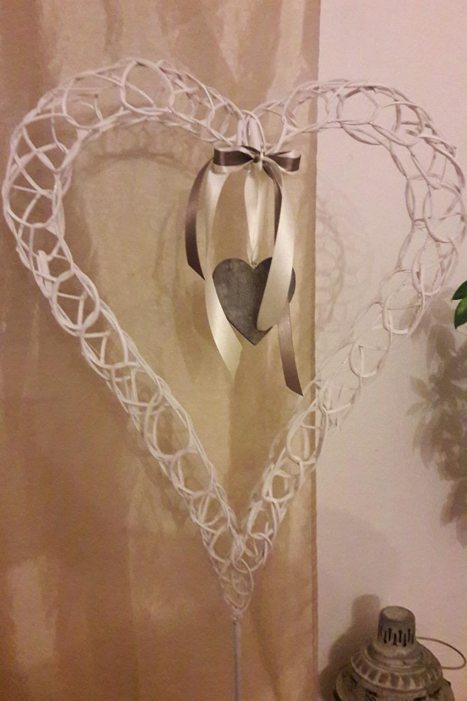 Deko Weiden Herz Aufsteller Hochzeit in 67722 Winnweiler für 13,00