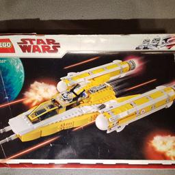 "Zu verkaufen: Lego 8037 Star Wars Anakin`s Y-Wing-Starfight.
Es befindet sich in einem guten gebrauchten Zustand.
Die Vollständigkeit ist so wie auf den Fotos abgebildet. Diese wurde nicht Teil für Tesil mit der Anleitung abgeglichen.
Verkauf an Selbstabholer (Hamburg West, Nähe Elbe-EKZ) oder per Paketversand (Aufpreis 4,99 Euro DHL-Paket, Versand erst nach Zahlungseingang). Die Kosten  für Paypal übernehme ich."