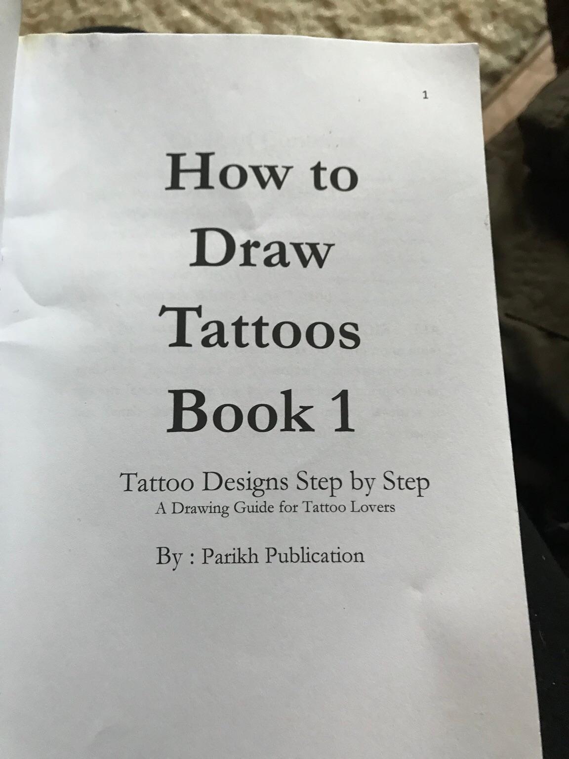 How To Draw Tattoos Book 1 In SK2 Stockport F R 2 00 Zum Verkauf   59f7518d57c88f5eb32a2110