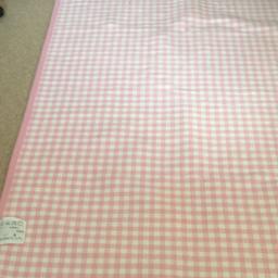 Pink gingham rug . Used condition
Any reasonable offer considered . Daughter doesn't like pink anymore so hence selling 
Collection from Petersfield - non smoking home