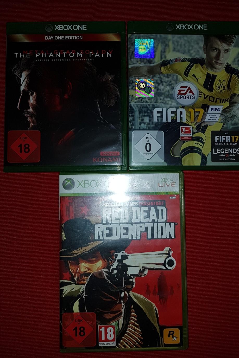 Metal Gear Solid,Fifa 17,Red Dead Redemption in 37083 Göttingen für 1 ...