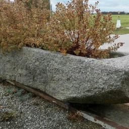 172x42 cm
27 cm Höhe
Material: Stein
3 Löcher gegen Stauwasser

Selbstabholung