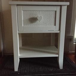 For sale lovely bedside Cabinet in excellent condition no longer required due to change in colour scheme.