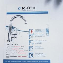 Wasserhahn Niederdruck nagelneu und in Originalverpackung von Schütte
Gerne auch mit Versand
4,99 € mehr