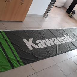 Verkaufe Flagge Kawasaki 
400 × 100
Abzuholen 4223 katsdorf
Tel: 0650/8223388