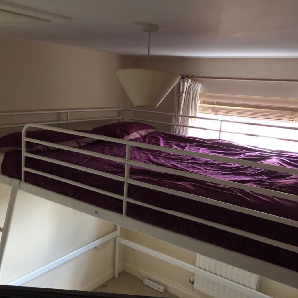 IKEA Double Loft Bed&Full Memory Foam Matress in SN25 Andrew for £120.