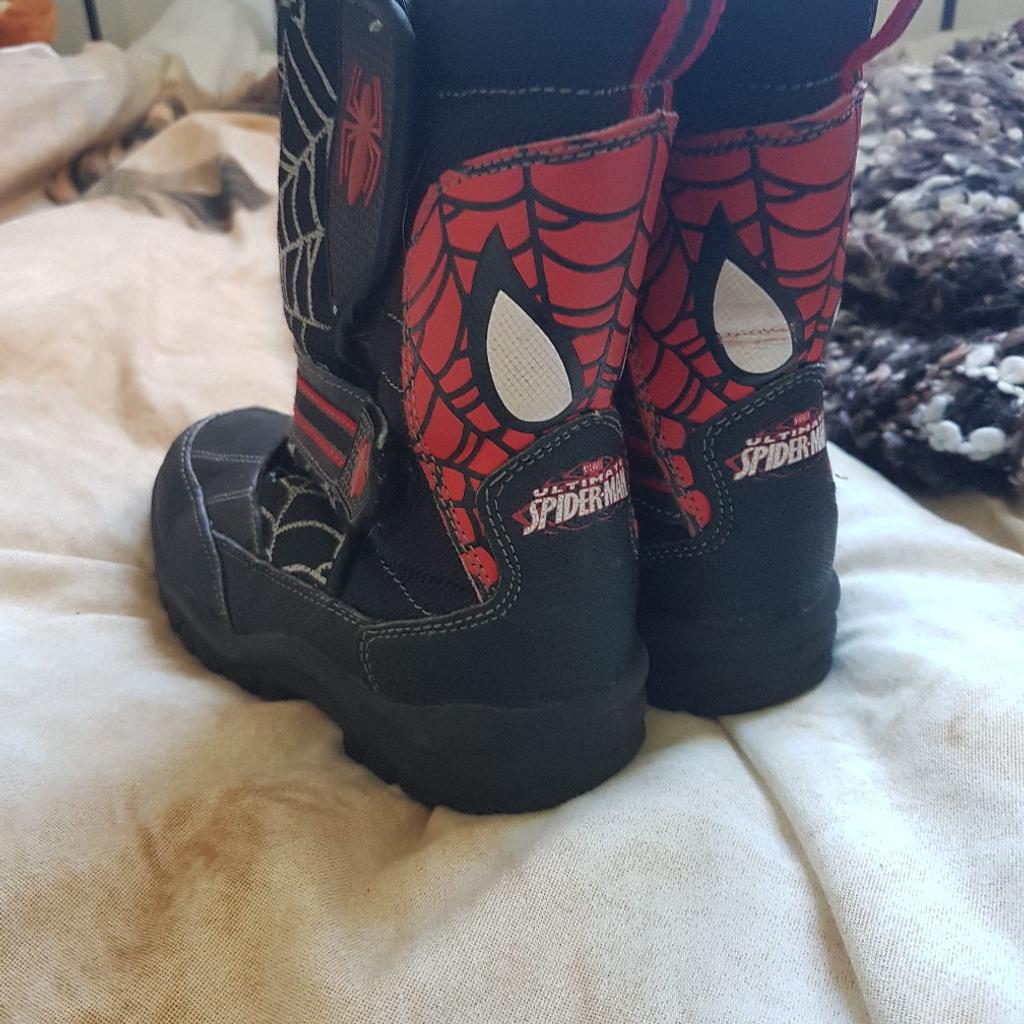 Spiderman snow clearance boots size 11