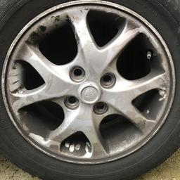 Toyota Yaris alloy wheels 175/65/14 82T
Off a 2003 model but may fit others
Sold as seen
See pictures