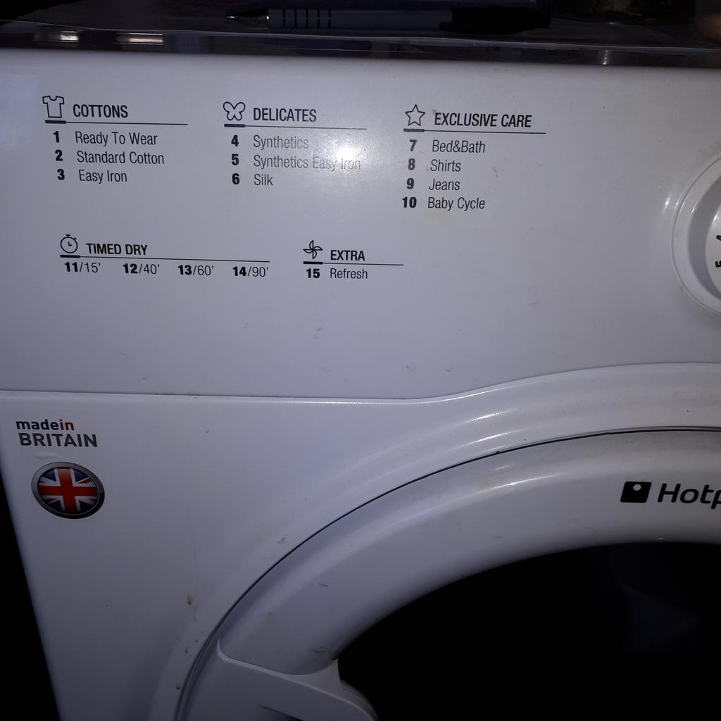 Hotpoint Aquarius 8kg Tumble Drier TVFS83C in CO3 Colchester for £100.