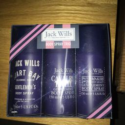 Set of jack wills body spray never opened great gift.