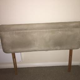 Suede headboard for double bed
