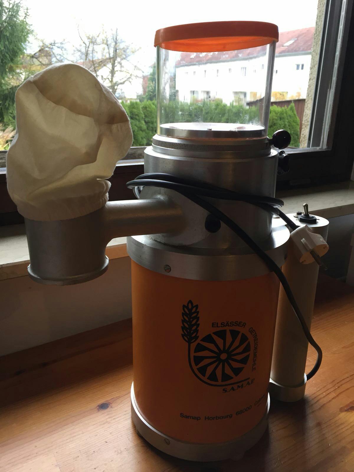 Küchenmühle DY368 - Elektrische Getreidemühle Mit Edelstahlwalzen Für Getreide & Gewürze