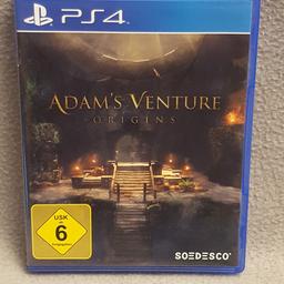 Verkaufe hier einen PS4 Spiel Adams Venture Origins
Sehr guter Zustand und funktioniert einwandfrei

Selbstabholung in Eitorf oder mit Absprache in Köln - bei Übernahme der Versandkosten, würde ich es auch verschicken.

Preis ist VB