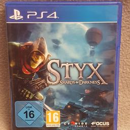 Verkaufe hier einen PS4 Spiel STYX Shards of Darkness
Sehr guter Zustand und funktioniert einwandfrei

Selbstabholung in Eitorf oder mit Absprache in Köln - bei Übernahme der Versandkosten, würde ich es auch verschicken.

Preis ist VB