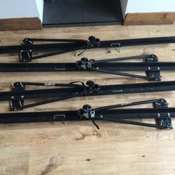 Bike holders for roof rack. Can be used on multiple racks and bars. All bits there.