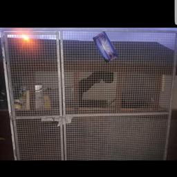 6ft 4 inc x 6ft 4inc galvanised kennel fronts both door panels £100 for 2.