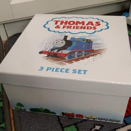 Never used Thomas and Friends plate/bowl/cup giftset.