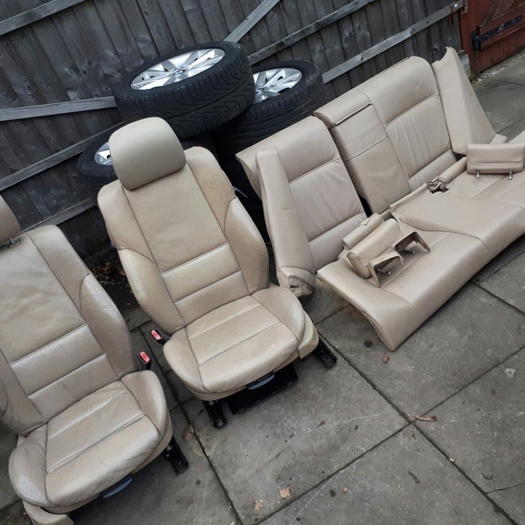 Bmw e46 coupe cream tan leather msport seats in B26 Birmingham für £