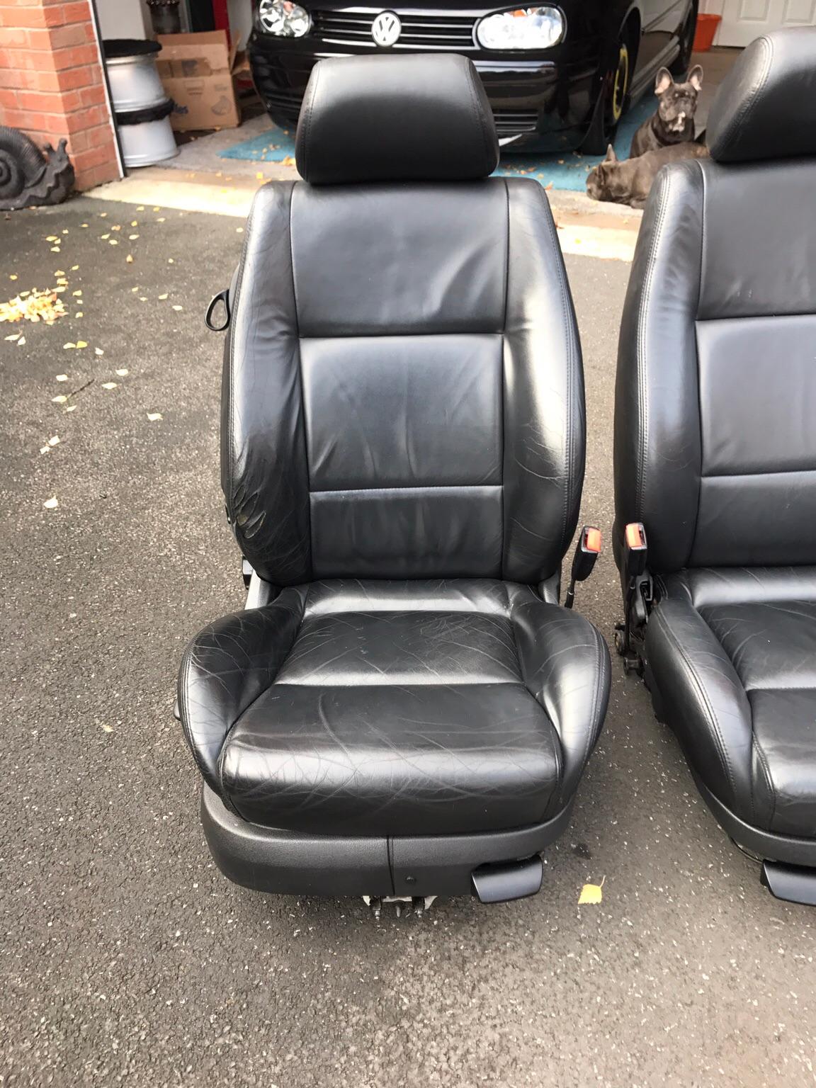 Golf mk4 leather seats - gti/v4 4 motion r32 in WF10 Castleford for £80 ...