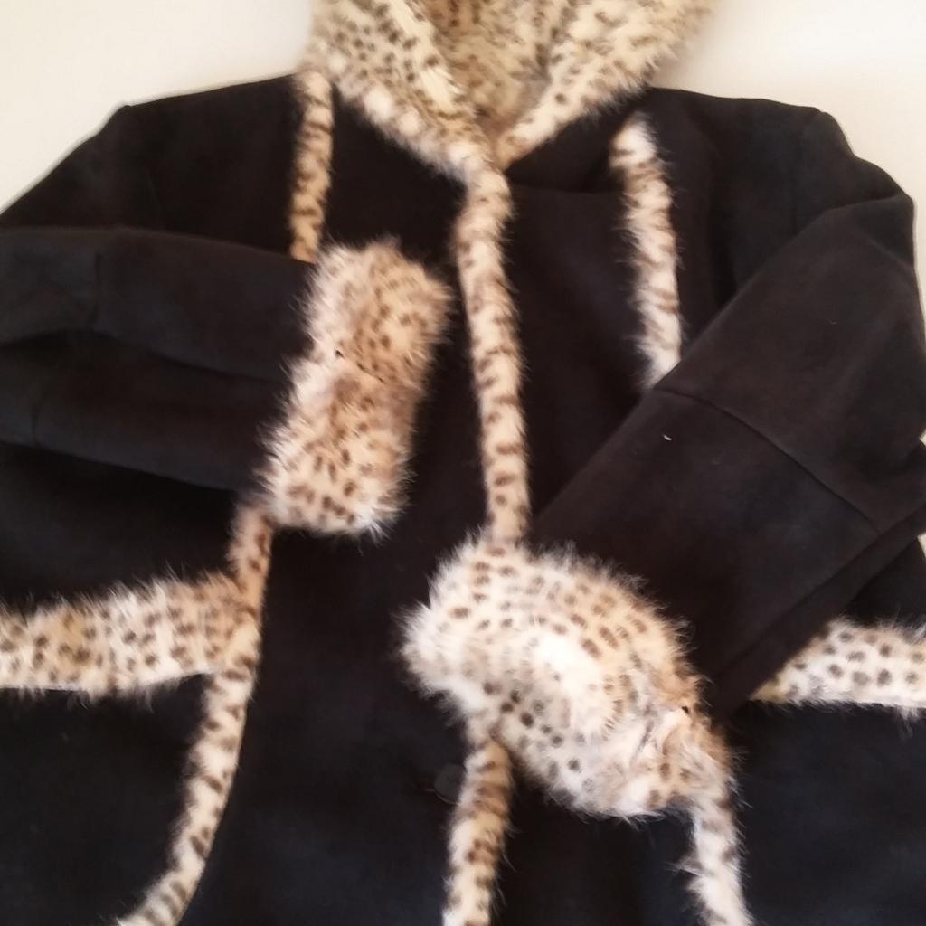 winterjacke mit kaninchenfell