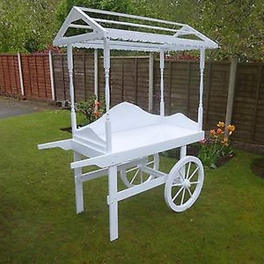 white-wooden-candy-sweet-cart-for-sale-in-ng5-nottingham-for-190-00