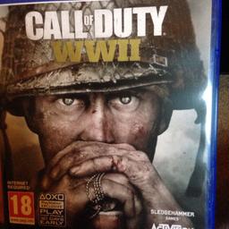 Call of duty ww2 on PlayStation 4 in excellent condition £40 no offers as grainger games offer £36 cash thanks.