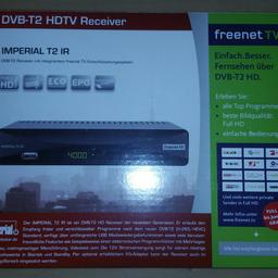 Verkaufe hier einen unbenutzten Reciever von freenet TV.
Alles vorhanden und in der Verpackung.
Vhb.