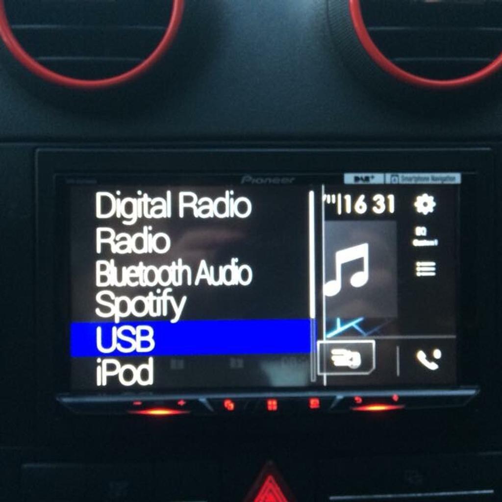 Radio 2 din Audi A3 8P Pioneer