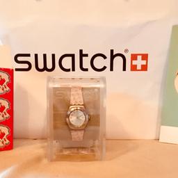 Originale Armbanduhr von Swatch.
Sie war leider ein Fehlkauf , daher ist sie unbenutzt und noch Original verpackt.