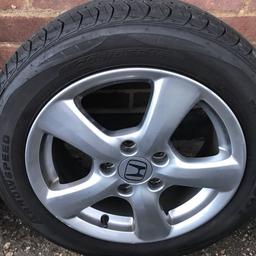 tires with alloy wheels,