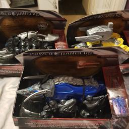 Power rangers movie battle zords sabertooth triceratops and Mastodon with figures brand new brought for Christmas but my son now tells me he doesn't like power rangers anymore