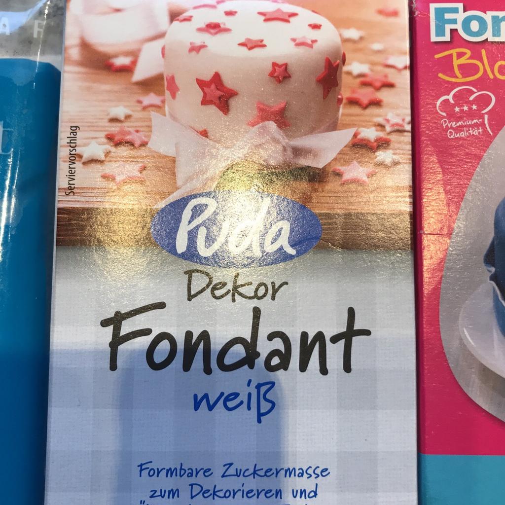 Dekor Fondant Weiß