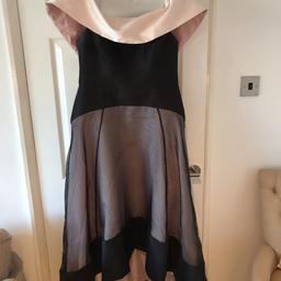 Coast evening dress lovely originally 242.99 selling for £40 Ono off the shoulder with dipped hem