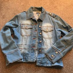 Oasis denim jacket nicely fitted size 14