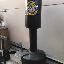 Century wave master punching bag. The base is very heavy about 20 stones. Never been used just lying in the garage