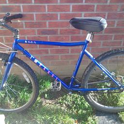 Blue bike for sale been in garage for while so will need looking at still can ride