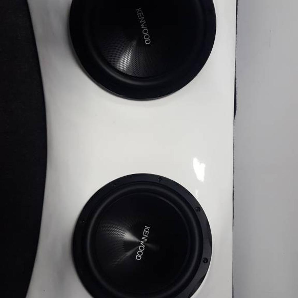 Twin Subwoofer Enclosure C/W Subs & Amp in Walsall for £120.00 for sale
