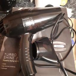 Hairdryer good working order don't use now as got short hair buyer collects