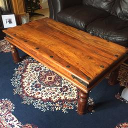 Coffee table for sale solid wood good condition no longer required