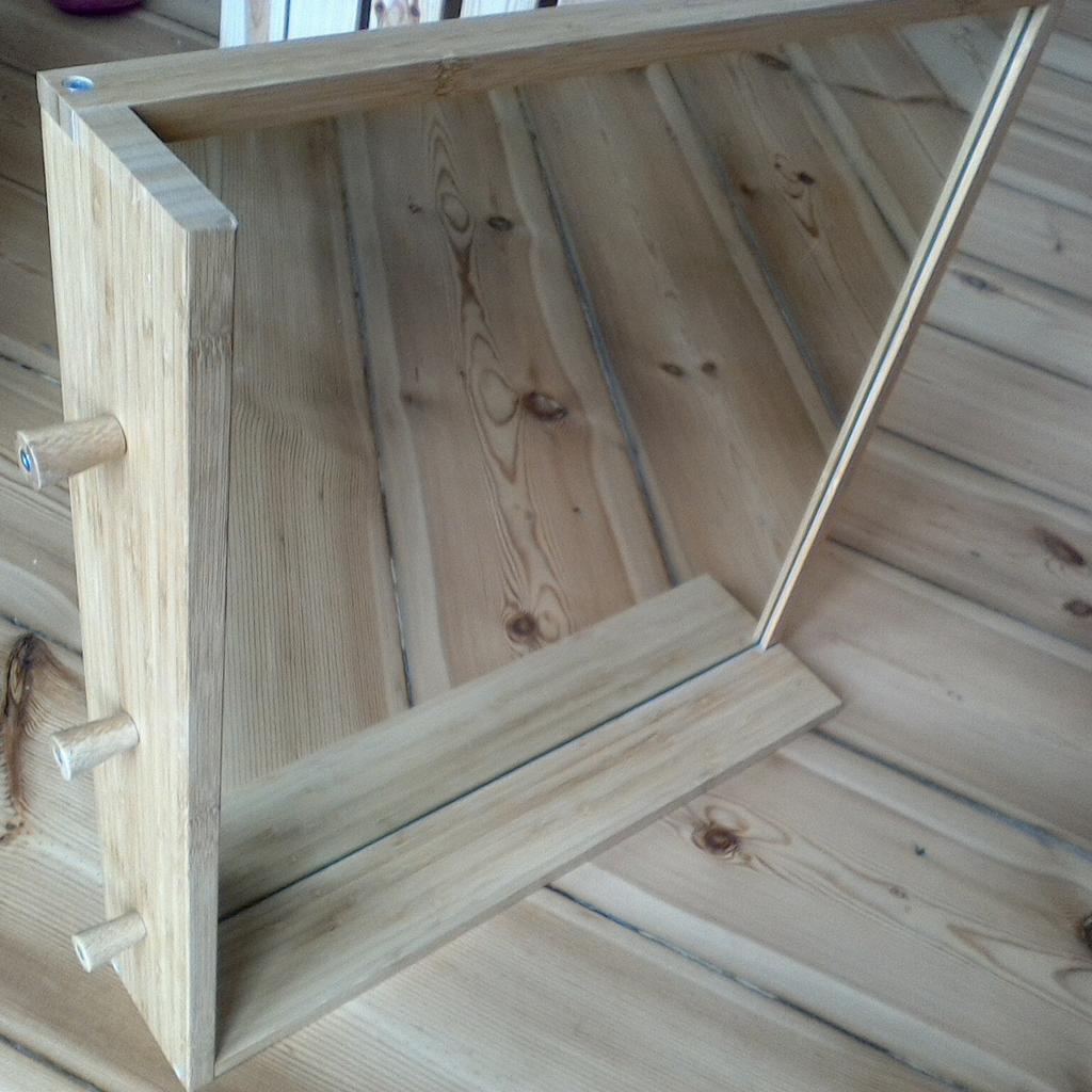 IKEA Spiegel RAGRUND, Bambus 53 x 50 cm in 10317 Berlin fr 18,00  zum  Verkauf | Shpock DE