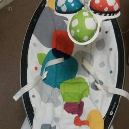 Here we have my 4 moms mamaroo in great clean and fully working order  great item for any baby. Comes with box all power cable and phone cable. No offers please