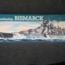 Verkaufe einen Modellbausatz von Revell 1:700 Bismarck. Wurde nur zur Kontrolle geöffnet. Alle Teile sind vorhanden. 17€ inklusive Versand