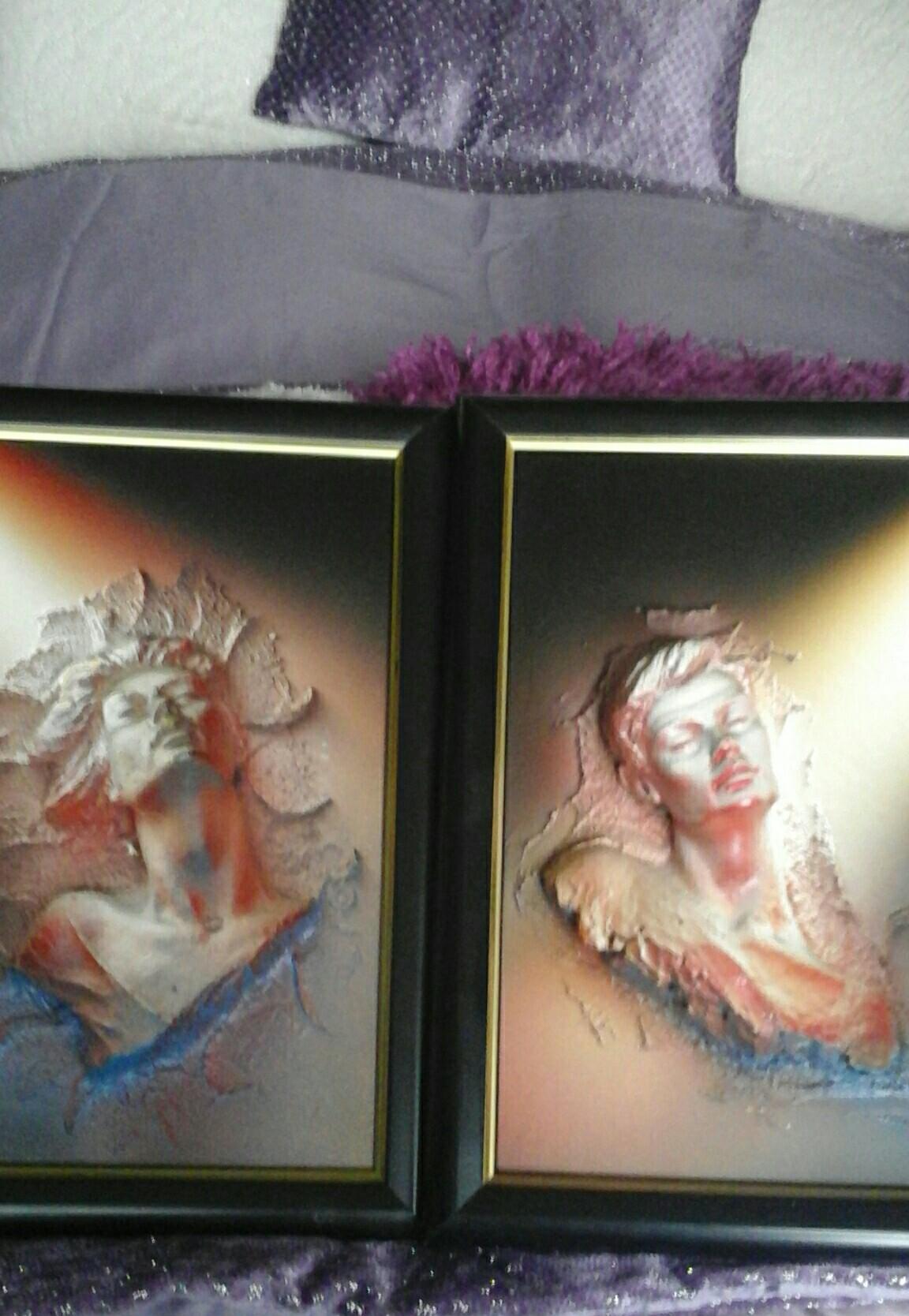 2 plaster cast pictures 3d effect in M9 Manchester für 20,00 £ zum ...
