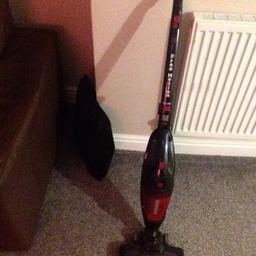 Cordless Hoover used once , charges up and lasts up to 40 minuites