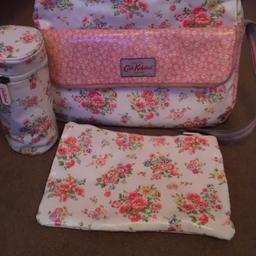Not used a lot some marks from inside out side no marks in good condition brought for my baby girl not used a lot brought from selfridges princes was £100 includes baby changing mat and a small bag and bottle cover
