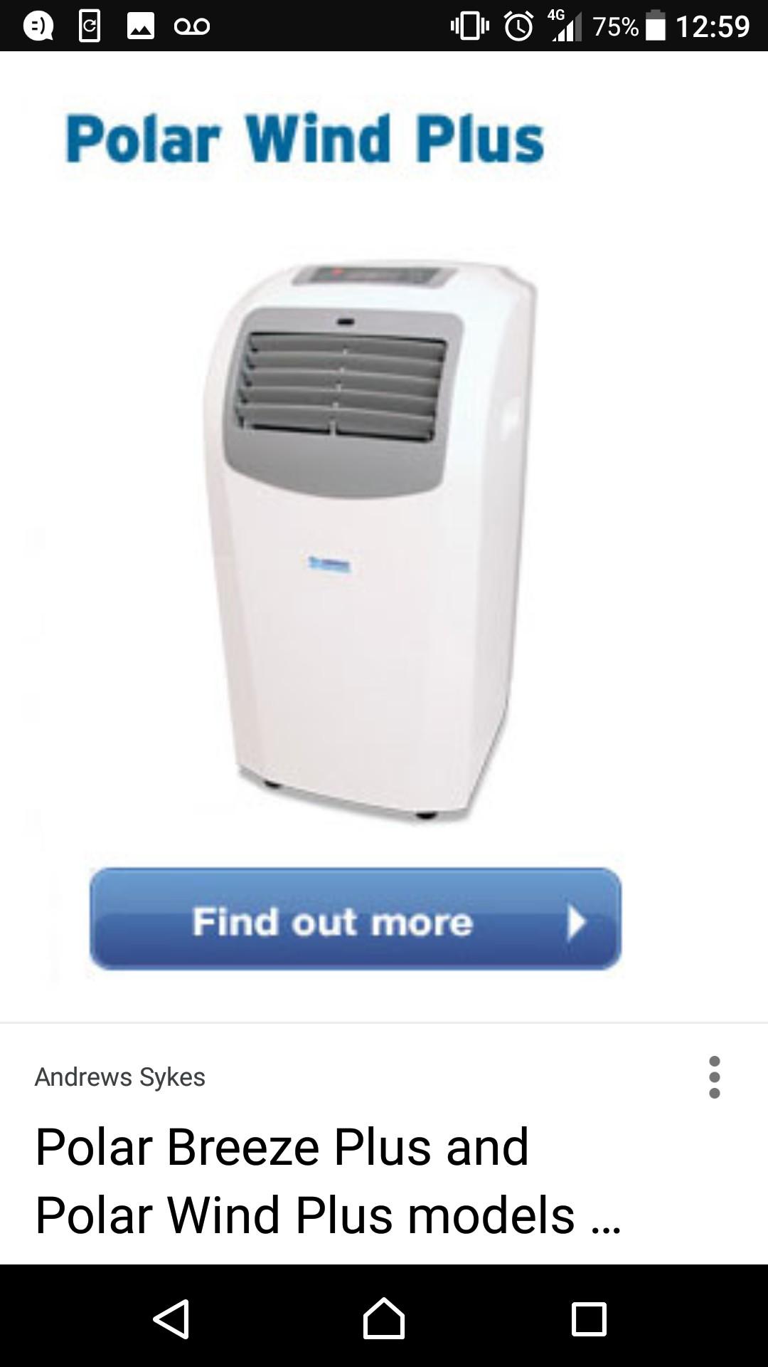 Andrews air conditioning unit. Industrial si in LU1 Luton for £250.00