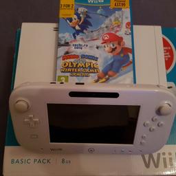 Wii u in excellent condition with 1 game